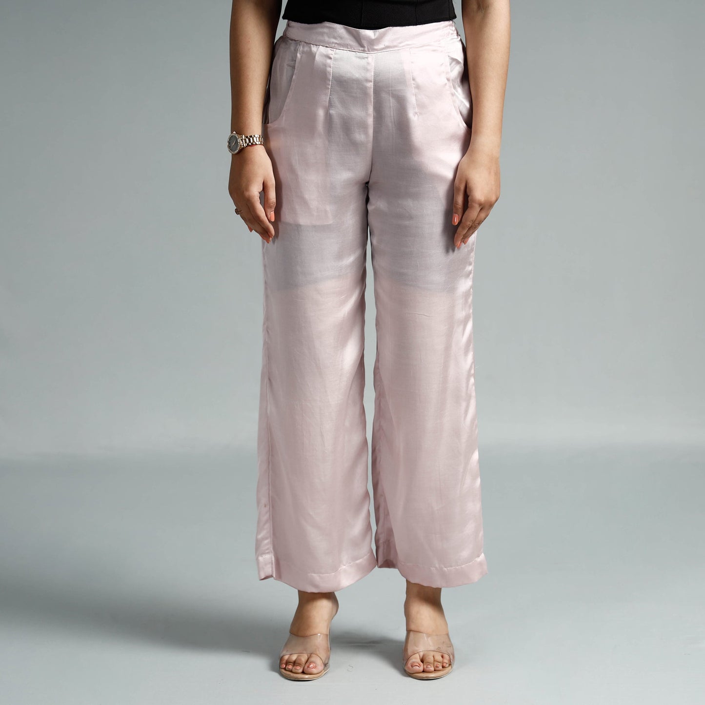Buy Plain Modal Silk Elasticated Pant Online at iTokri.com