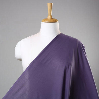 Buy Purple Prewashed Plain Cotton Fabric Online l iTokri.com