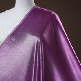 Light purple - pure mashru silk plain fabric (width - 46
