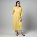 Buy Plain Cotton Long Kurta Online at iTokri.com