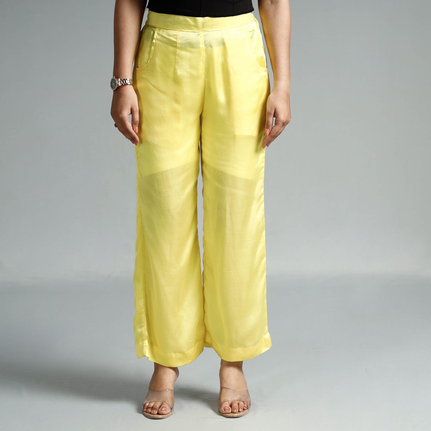 Buy Plain Modal Silk Elasticated Pant Online at iTokri.com
