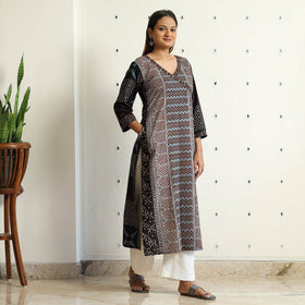 Ajrakh Block Printed kurta