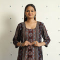  Limited Stock! Ajrakh Block Printed Cotton Straight Kurta 