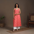 A-Line Cotton Jacquard Kurta