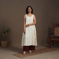 A-Line Cotton Jacquard Kurta