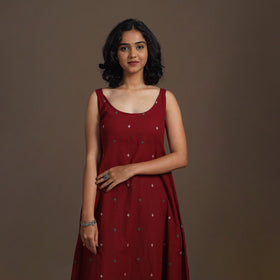 A-Line Cotton Jacquard Kurta