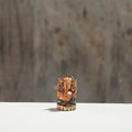 Lord Ganesha - Hand Carved Kadam Wood Handpainted Sculpture