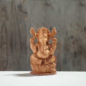  Handcarved Kadam Wood Sculpture 
