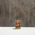 Lord Ganesha - Hand Carved Kadam Wood Sculpture