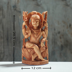  Handcarved Kadam Wood Sculpture 