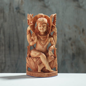  Handcarved Kadam Wood Sculpture 