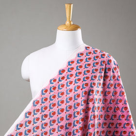 Buy Sanganeri Block Print Fabric - Floral Rajasthani