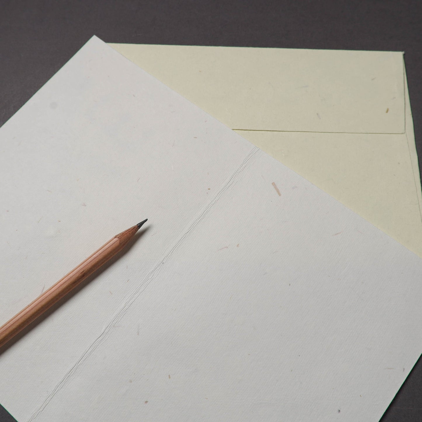 Love - Flower Art Handmade Paper Greeting Card 