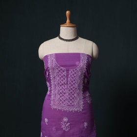 Lucknowi chikankari hand embroidered kota doria cotton 2pc