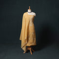 Lucknowi chikankari hand embroidered kota doria cotton 2pc