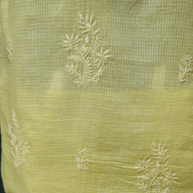 Lucknowi chikankari hand embroidered kota doria cotton 2pc