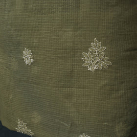 Lucknowi chikankari hand embroidered kota doria cotton 2pc