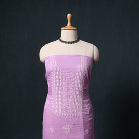 Lucknowi chikankari hand embroidered kota doria cotton 2pc
