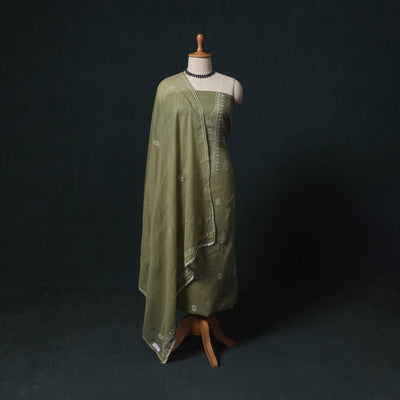 Lucknowi chikankari hand embroidered kota doria cotton 2pc