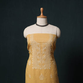 Lucknowi chikankari hand embroidered kota doria cotton 2pc