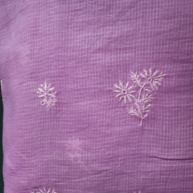 Lucknowi chikankari hand embroidered kota doria cotton 2pc