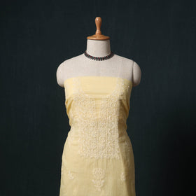 Lucknowi chikankari hand embroidered kota doria cotton 2pc