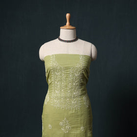 Lucknowi chikankari hand embroidered kota doria cotton 2pc