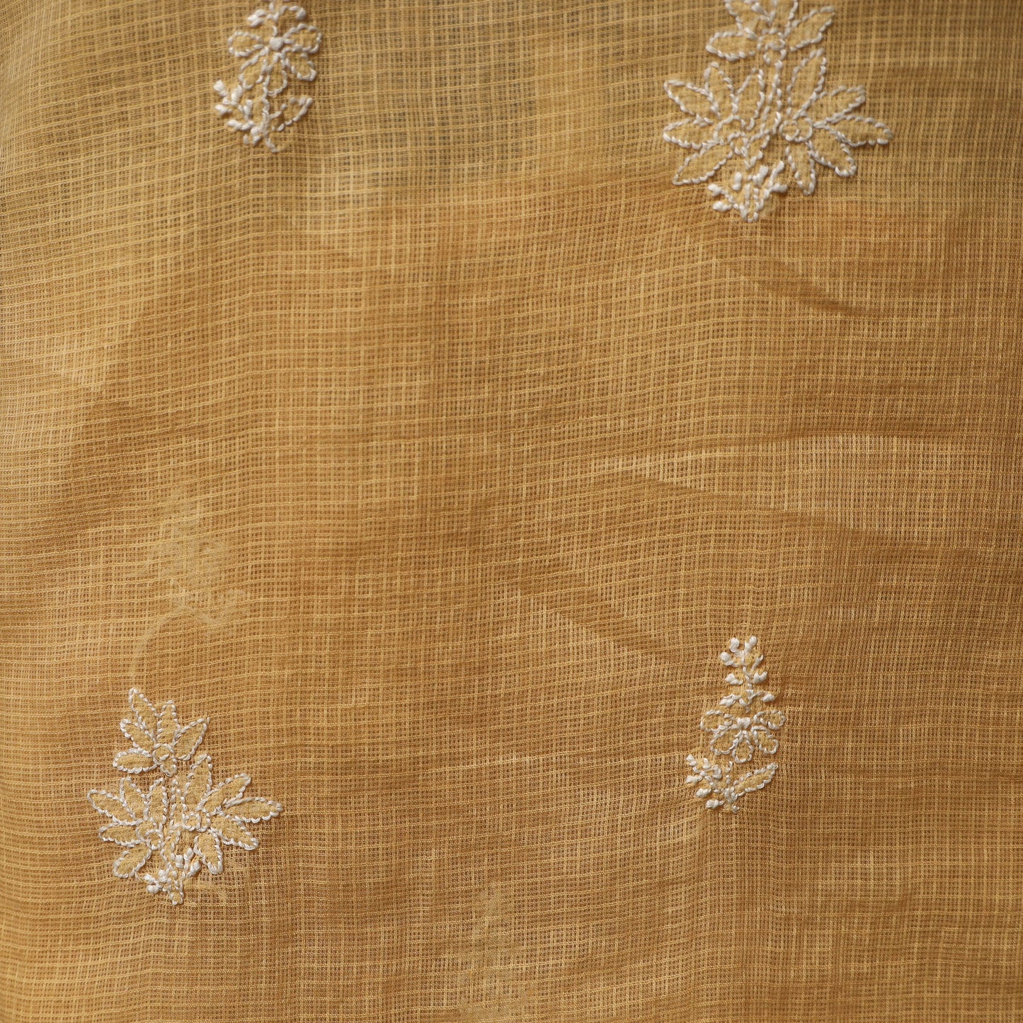 Lucknowi chikankari hand embroidered kota doria cotton 2pc