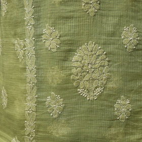 Lucknowi chikankari hand embroidered kota doria cotton 2pc