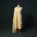 Lucknowi chikankari hand embroidered kota doria cotton 2pc