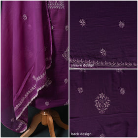 Lucknowi chikankari hand embroidered kota doria cotton 2pc