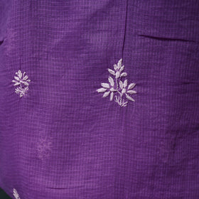 Lucknowi chikankari hand embroidered kota doria cotton 2pc