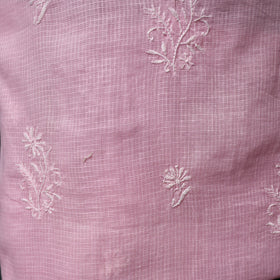 Lucknowi chikankari hand embroidered kota doria cotton 2pc