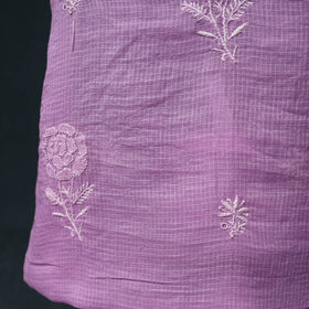 Lucknowi chikankari hand embroidered kota doria cotton 2pc