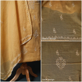 Lucknowi chikankari hand embroidered kota doria cotton 2pc