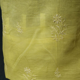 Lucknowi chikankari hand embroidered kota doria cotton 2pc