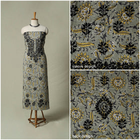 Lucknowi chikankari hand embroidery sanganeri unstitched