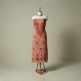 Lucknowi chikankari hand embroidery sanganeri unstitched