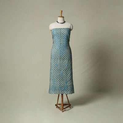 Lucknowi chikankari hand embroidery sanganeri unstitched