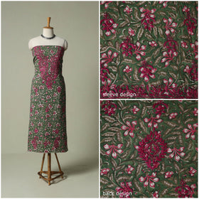 Lucknowi chikankari hand embroidery sanganeri unstitched