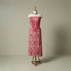 Lucknowi chikankari hand embroidery sanganeri unstitched