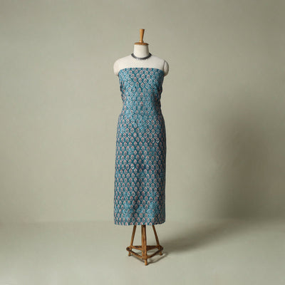 Lucknowi chikankari hand embroidery sanganeri unstitched