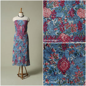 Lucknowi chikankari hand embroidery sanganeri unstitched