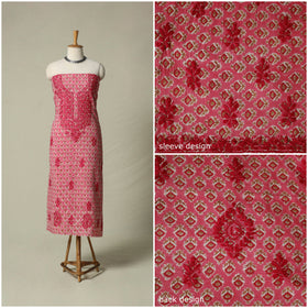 Lucknowi chikankari hand embroidery sanganeri unstitched