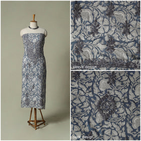 Lucknowi chikankari hand embroidery sanganeri unstitched