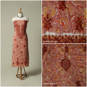 Lucknowi chikankari hand embroidery sanganeri unstitched