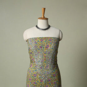 Lucknowi chikankari hand embroidery sanganeri unstitched