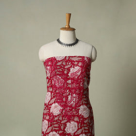 Lucknowi chikankari hand embroidery sanganeri unstitched