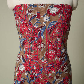 Lucknowi chikankari hand embroidery sanganeri unstitched