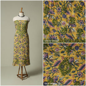 Lucknowi chikankari hand embroidery sanganeri unstitched